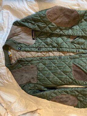 Mascot quilted jacket with leather accents
